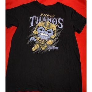 MARVEL AVENGERS ENDGAME WARRIOR THANOS Black short sleeve t shirt. Size Medium.